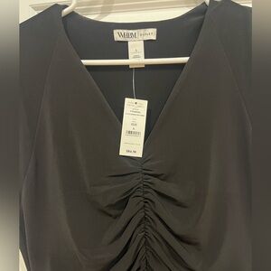 NWT White House Black Market Elegant Black Dress